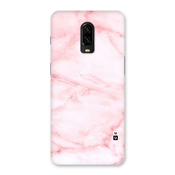 Pink Marble Print Back Case for OnePlus 6T