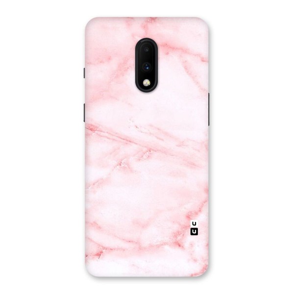 Pink Marble Print Back Case for OnePlus 7