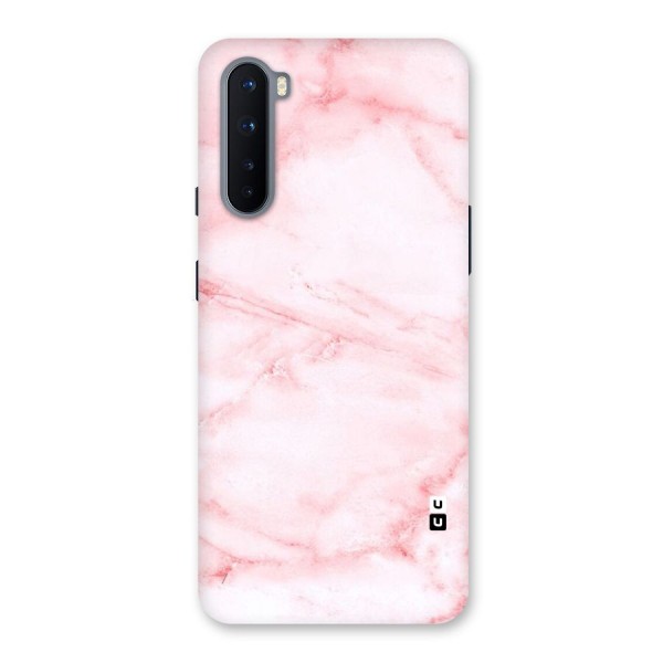 Pink Marble Print Back Case for OnePlus Nord