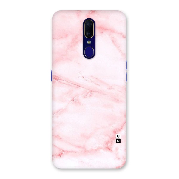 Pink Marble Print Back Case for Oppo A9