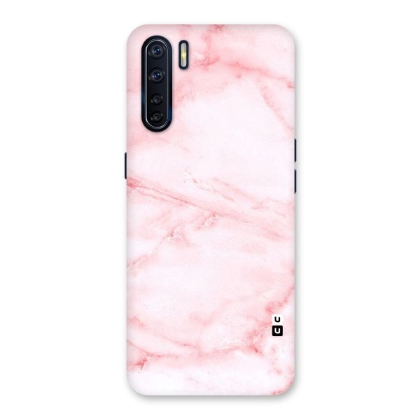 Pink Marble Print Back Case for Oppo F15