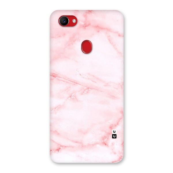 Pink Marble Print Back Case for Oppo F7
