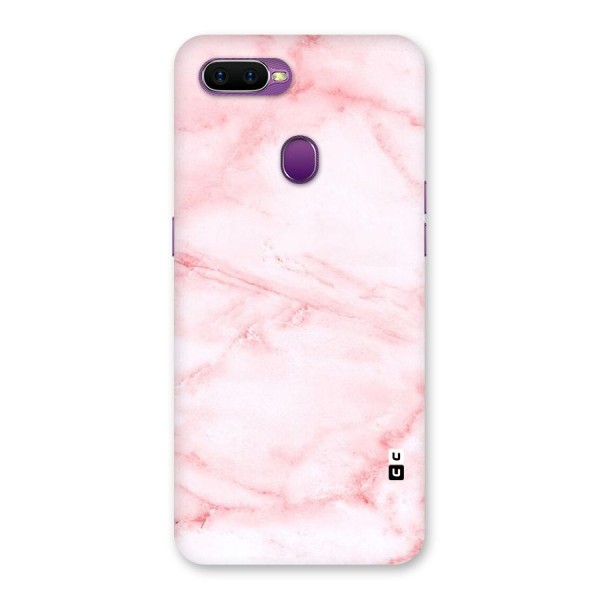 Pink Marble Print Back Case for Oppo F9
