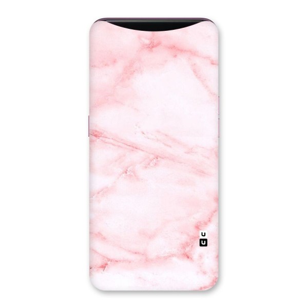 Pink Marble Print Back Case for Oppo Find X