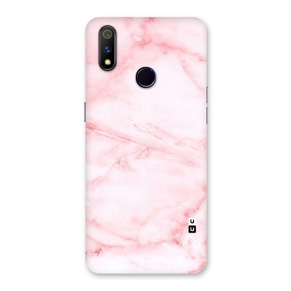 Pink Marble Print Back Case for Realme 3 Pro