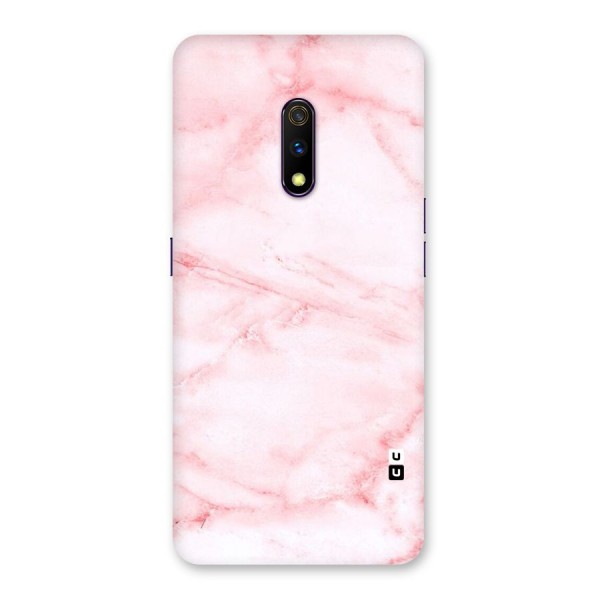 Pink Marble Print Back Case for Realme X