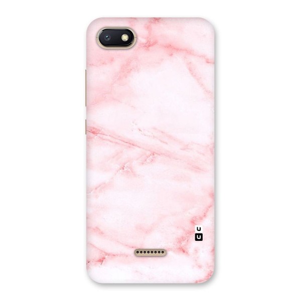 Pink Marble Print Back Case for Redmi 6A