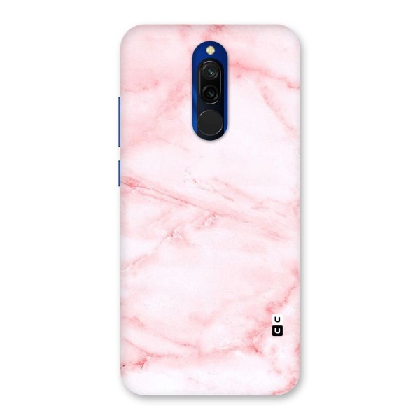 Pink Marble Print Back Case for Redmi 8