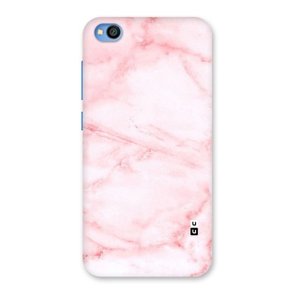 Pink Marble Print Back Case for Redmi Go