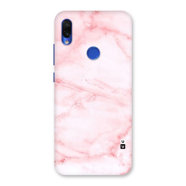 Pink Marble Print Back Case for Redmi Note 7S