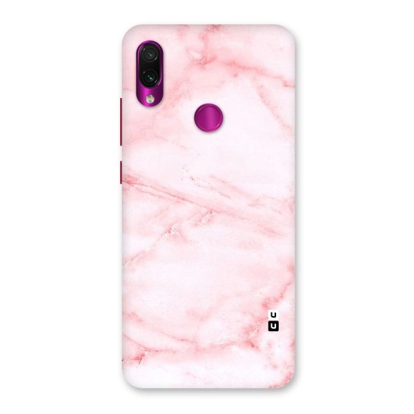 Pink Marble Print Back Case for Redmi Note 7 Pro