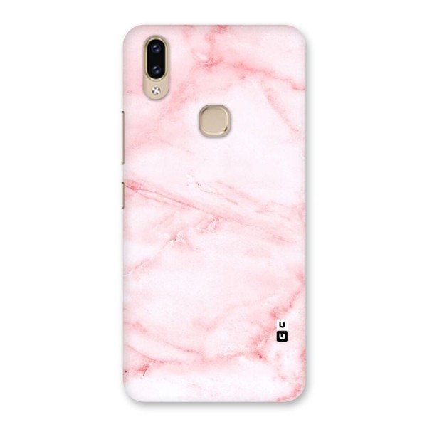 Pink Marble Print Back Case for Vivo V9