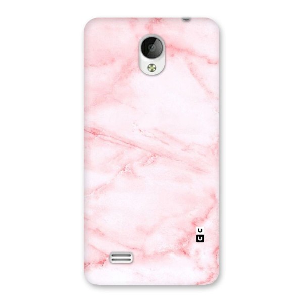 Pink Marble Print Back Case for Vivo Y21