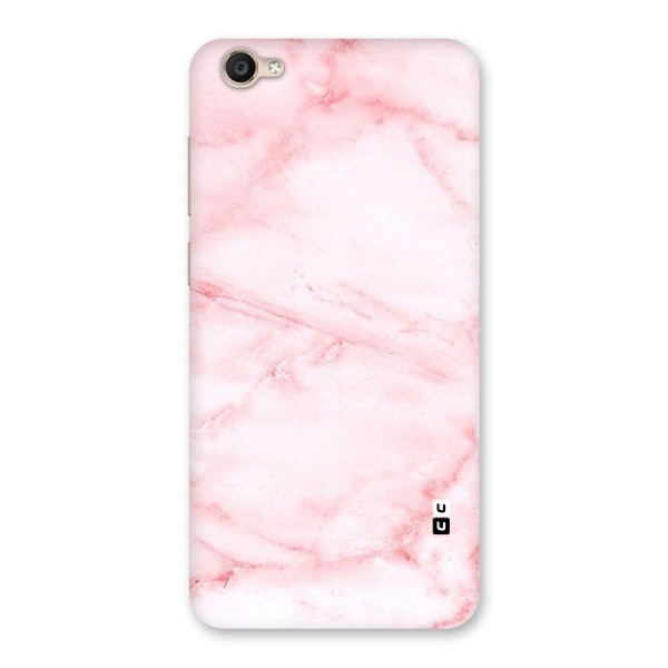 Pink Marble Print Back Case for Vivo Y55