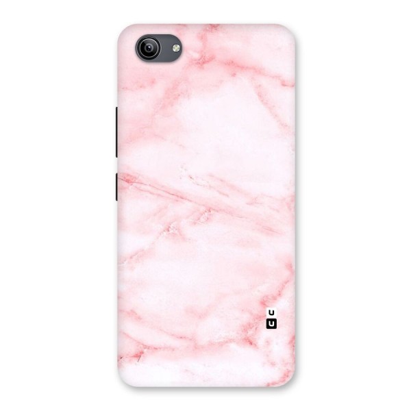 Pink Marble Print Back Case for Vivo Y81i