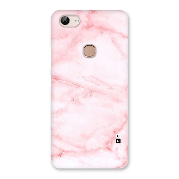 Pink Marble Print Back Case for Vivo Y83