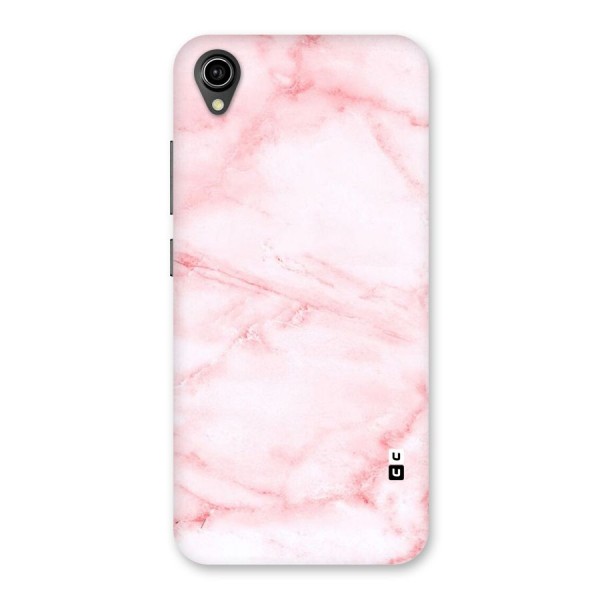 Pink Marble Print Back Case for Vivo Y91i