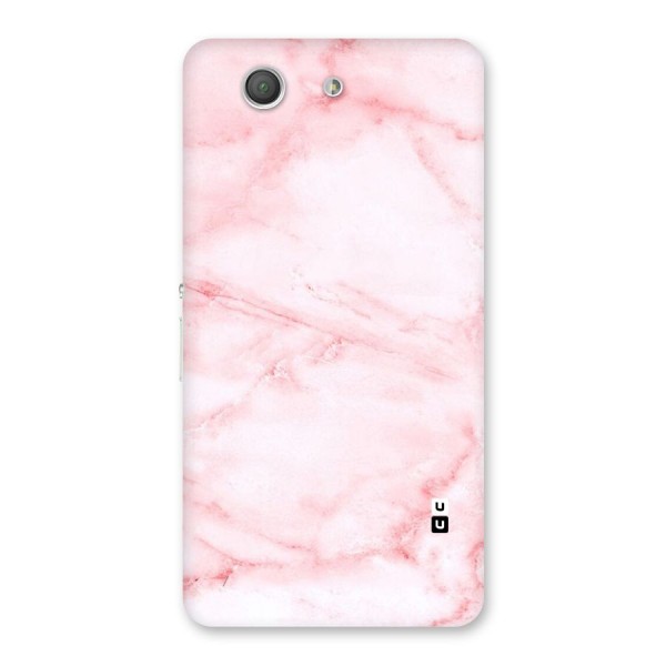Pink Marble Print Back Case for Xperia Z3 Compact