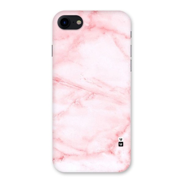 Pink Marble Print Back Case for iPhone SE 2020