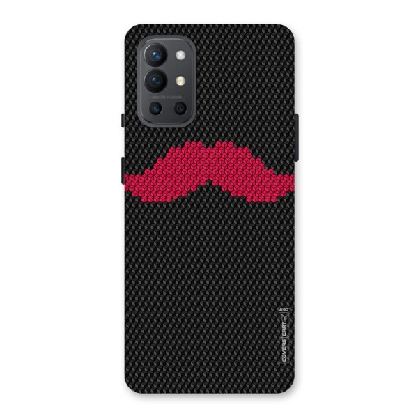 Pink Moustache Back Case for OnePlus 9R