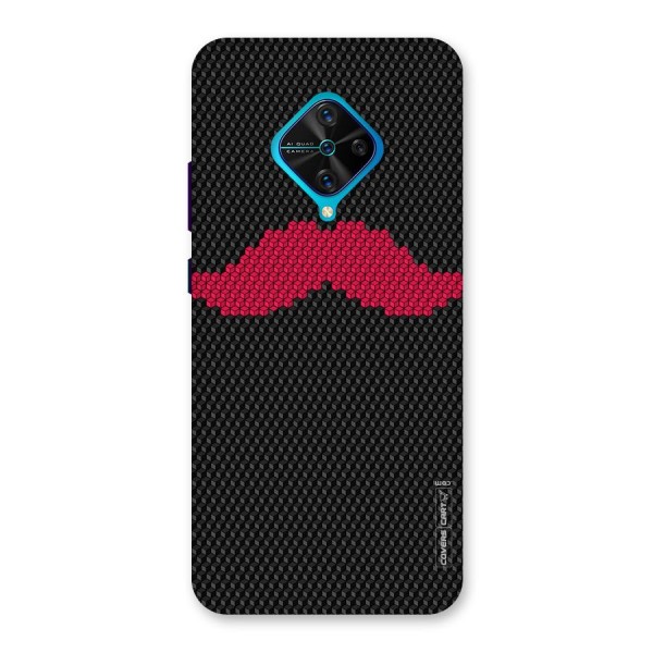 Pink Moustache Back Case for Vivo S1 Pro