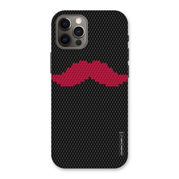 Pink Moustache Back Case for iPhone 12 Pro