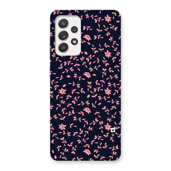 Pink Plant Design Back Case for Galaxy A52