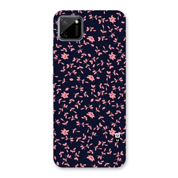 Pink Plant Design Back Case for Realme C11