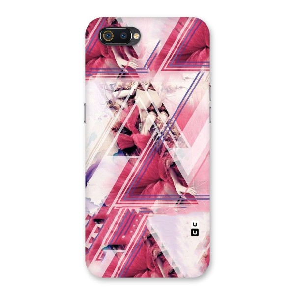 Pink Rose Abstract Back Case for Realme C2
