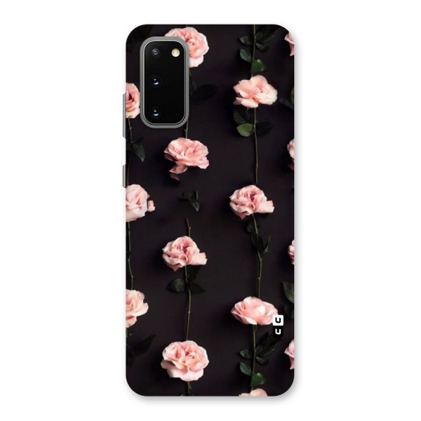 Pink Roses Back Case for Galaxy S20