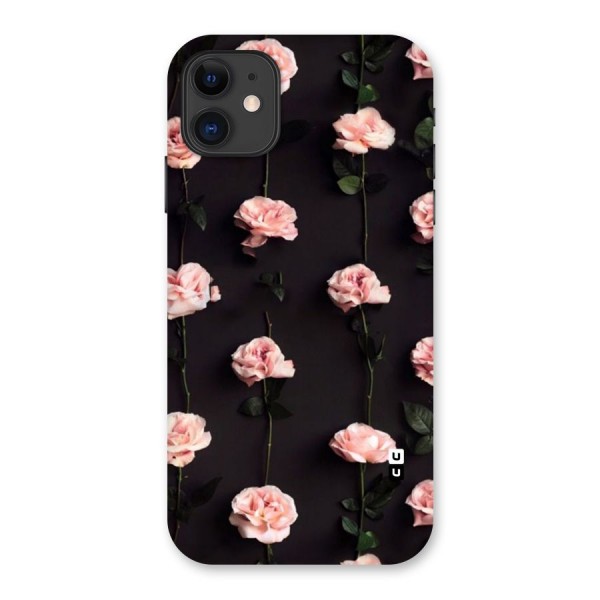 Pink Roses Back Case for iPhone 11