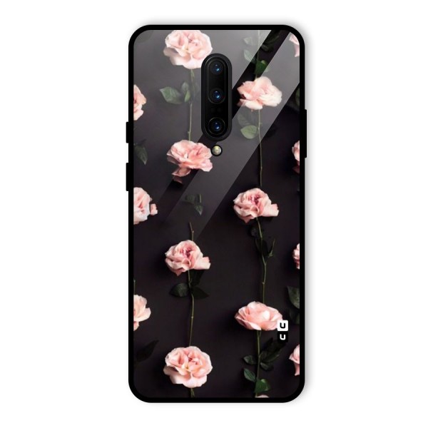 Pink Roses Glass Back Case for OnePlus 7 Pro
