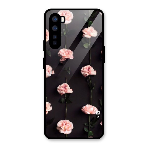 Pink Roses Glass Back Case for OnePlus Nord