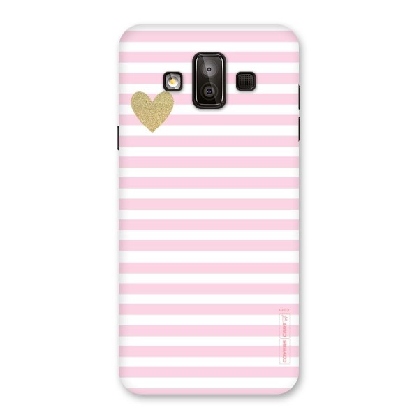 Pink Stripes Back Case for Galaxy J7 Duo