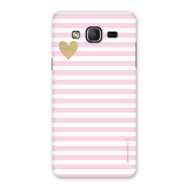 Pink Stripes Back Case for Galaxy On7 Pro