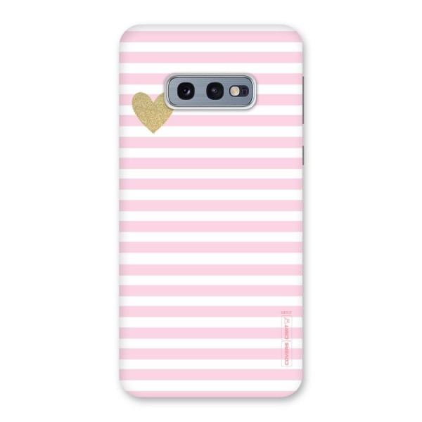 Pink Stripes Back Case for Galaxy S10e
