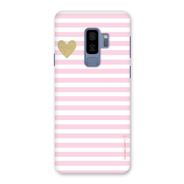 Pink Stripes Back Case for Galaxy S9 Plus