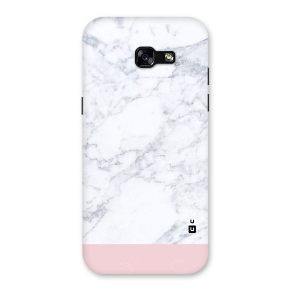 Pink White Merge Marble Back Case for Galaxy A5 2017