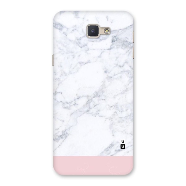 Pink White Merge Marble Back Case for Galaxy J5 Prime