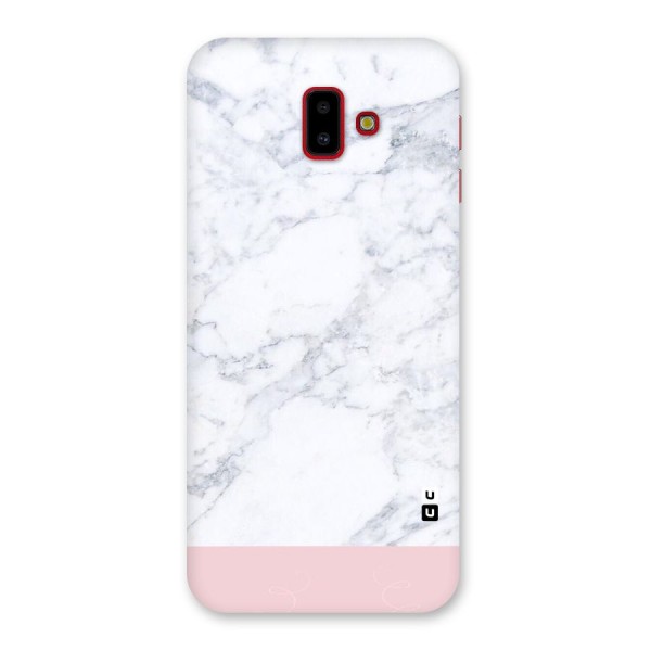 Pink White Merge Marble Back Case for Galaxy J6 Plus