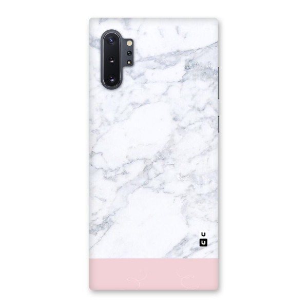 Pink White Merge Marble Back Case for Galaxy Note 10 Plus