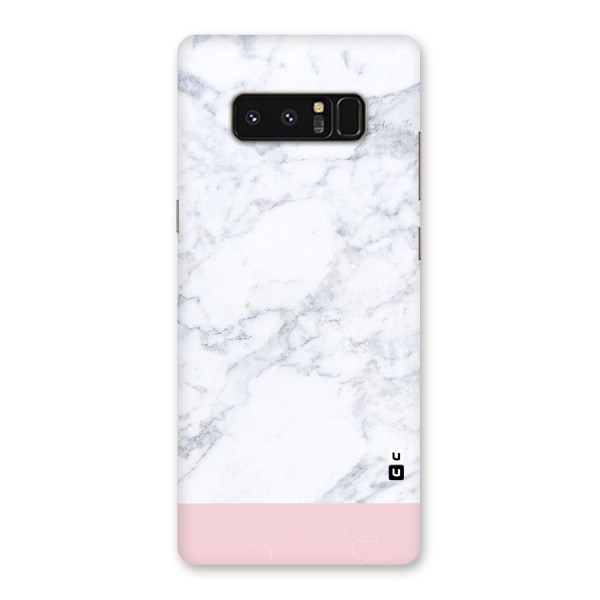 Pink White Merge Marble Back Case for Galaxy Note 8