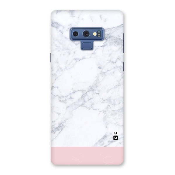 Pink White Merge Marble Back Case for Galaxy Note 9