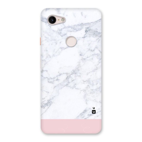 Pink White Merge Marble Back Case for Google Pixel 3 XL