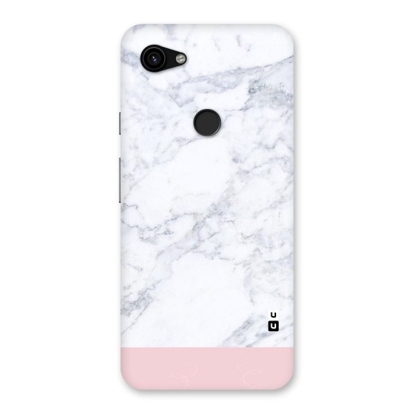 Pink White Merge Marble Back Case for Google Pixel 3a XL