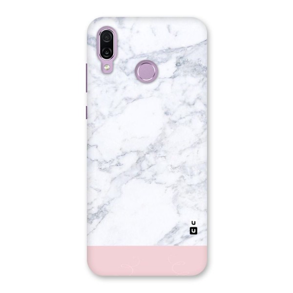 Pink White Merge Marble Back Case for Honor Play