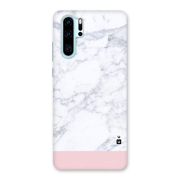 Pink White Merge Marble Back Case for Huawei P30 Pro