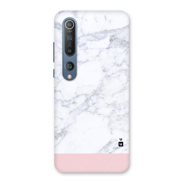Pink White Merge Marble Back Case for Mi 10