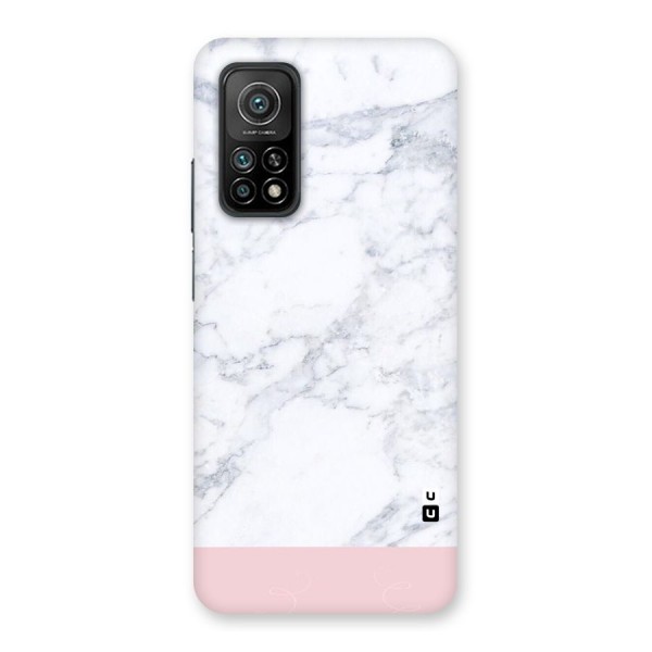 Pink White Merge Marble Back Case for Mi 10T 5G