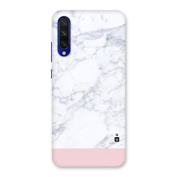 Pink White Merge Marble Back Case for Mi A3